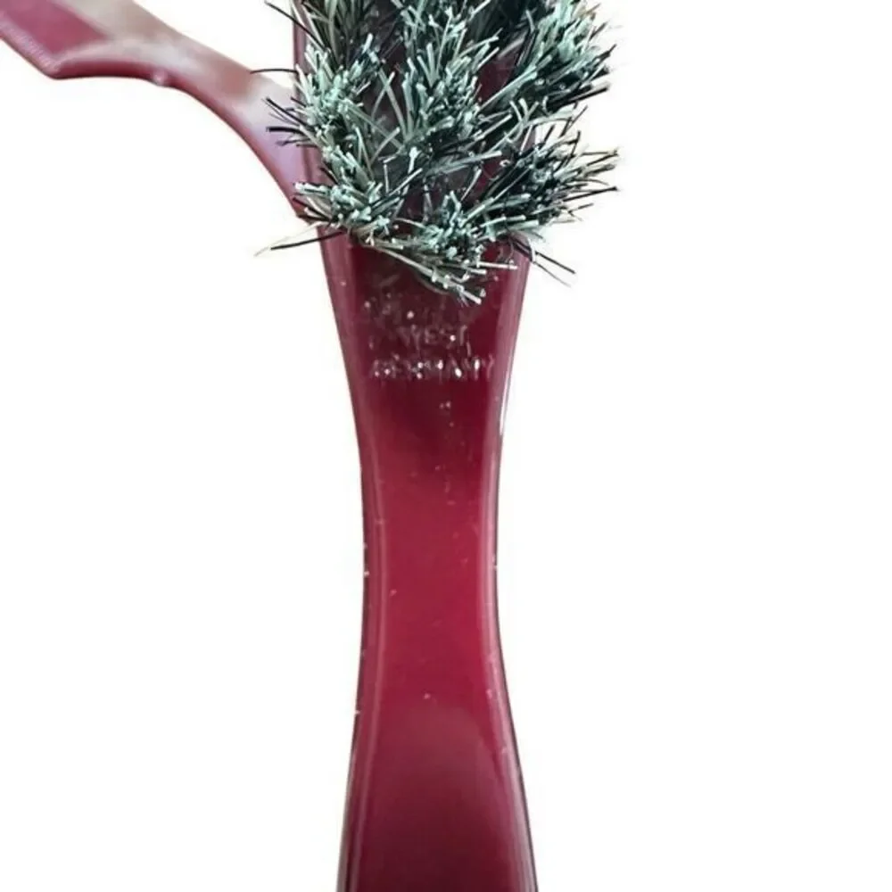 Vintage 3 Piece Baby Grooming Kit Comb Brush Safety Scissors In Box Germany Rare